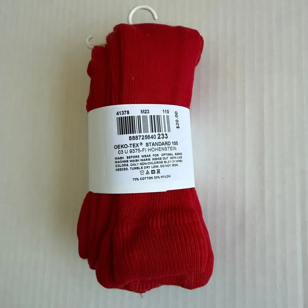 Hanna Andersson Bright Basics Ribbed Tights Hanna Red Size 110 (US 5)